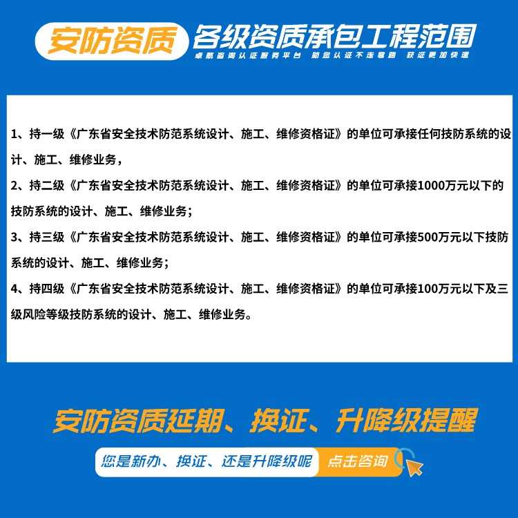 廣東省安全技術防范系統設計、施工、維修資格證